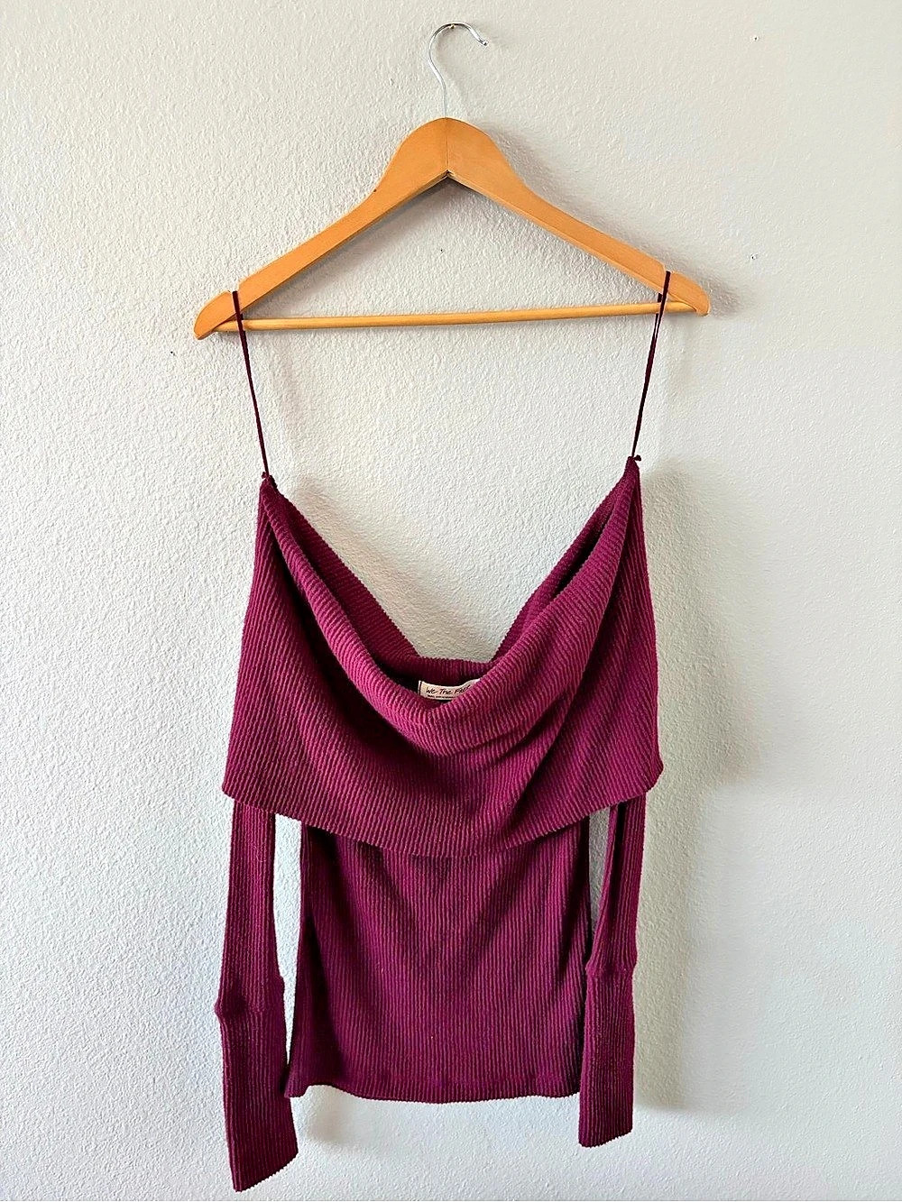 Free People We The Free Tinsley Waterfall Cowl-Neck Top Cowl-Neck Top